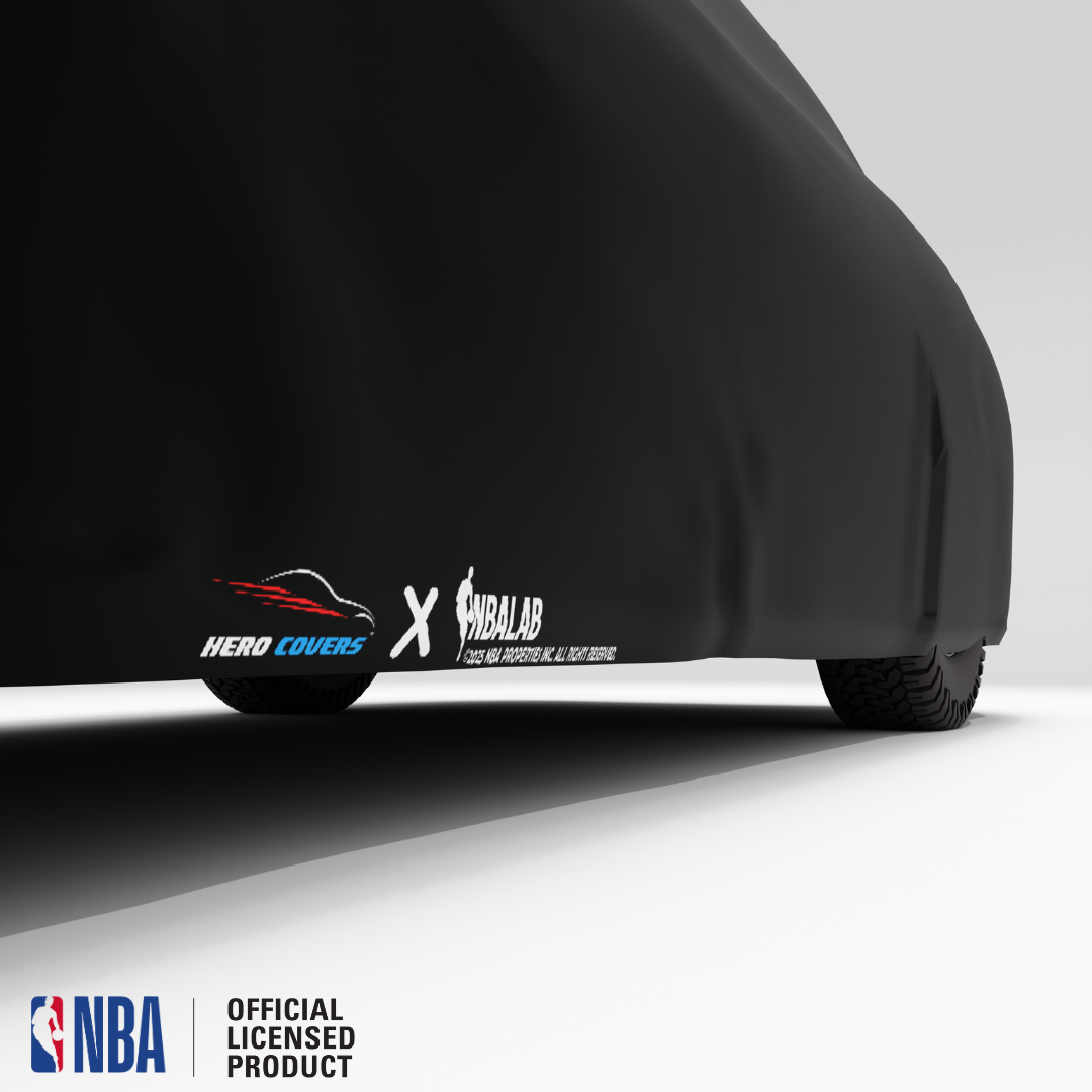 Officially Licensed New York Knicks Black Car Covers – Indoor & Outdoor | NBA Protection | HeroCovers