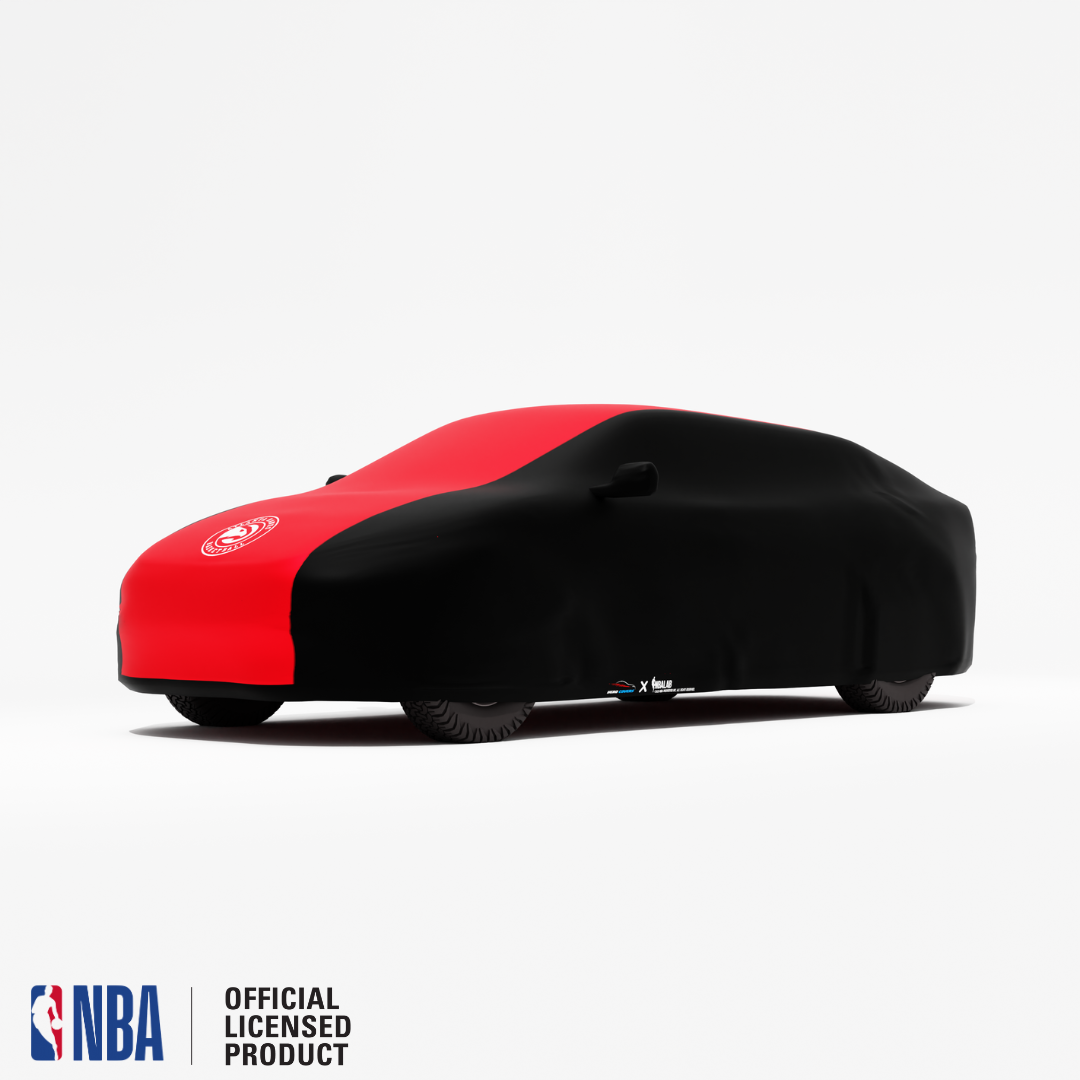 Officially Licensed Atlanta Hawks 2 Tone Car Covers – Indoor & Outdoor | NBA Protection | HeroCovers