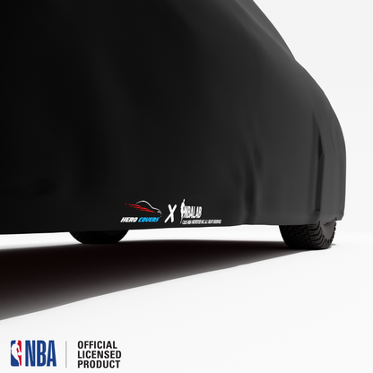 Officially Licensed Atlanta Hawks 2 Tone Car Covers – Indoor & Outdoor | NBA Protection | HeroCovers