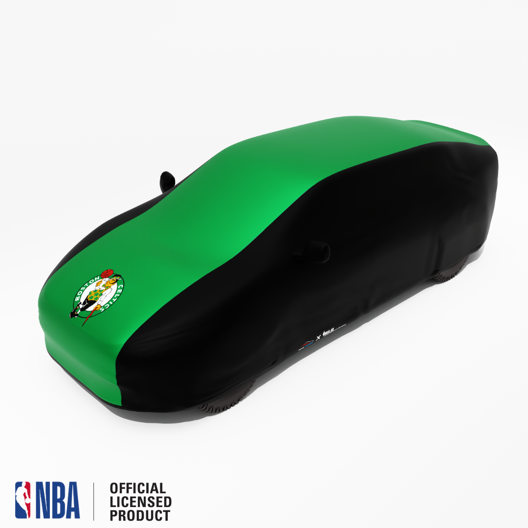 Officially Licensed Boston Celtics 2 Tone Car Covers – Indoor & Outdoor | NBA Protection | HeroCovers