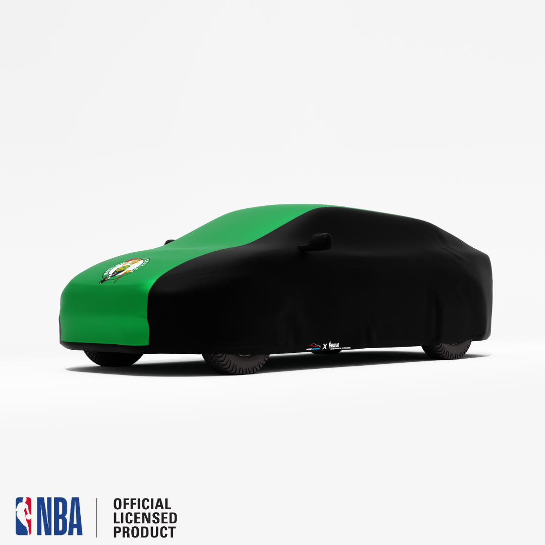 Officially Licensed Boston Celtics 2 Tone Car Covers – Indoor & Outdoor | NBA Protection | HeroCovers