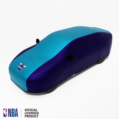 Officially Licensed Charlotte Hornets 2 Tone Car Covers – Indoor & Outdoor | NBA Protection | HeroCovers