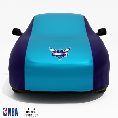 Officially Licensed Charlotte Hornets 2 Tone Car Covers – Indoor & Outdoor | NBA Protection | HeroCovers