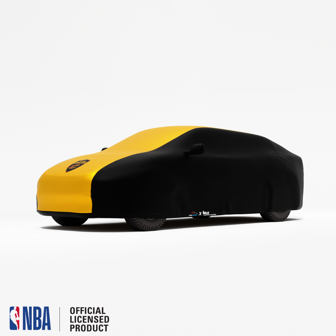 Officially Licensed Cleveland Cavalier  2 Tone Car Covers – Indoor & Outdoor | NBA Protection | HeroCovers