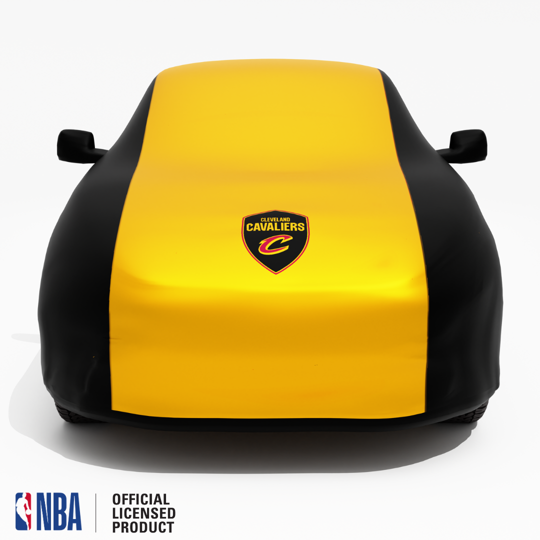 Officially Licensed Cleveland Cavalier  2 Tone Car Covers – Indoor & Outdoor | NBA Protection | HeroCovers