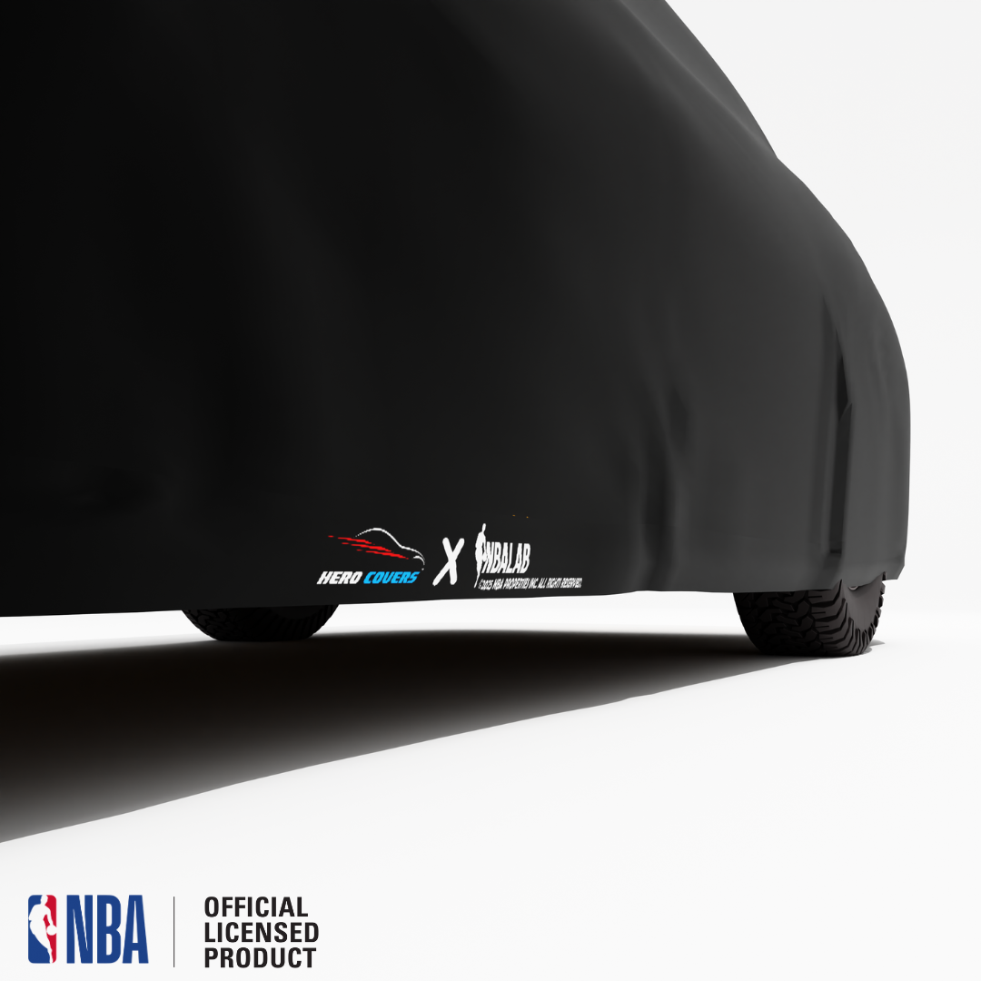 Officially Licensed Cleveland Cavalier  2 Tone Car Covers – Indoor & Outdoor | NBA Protection | HeroCovers