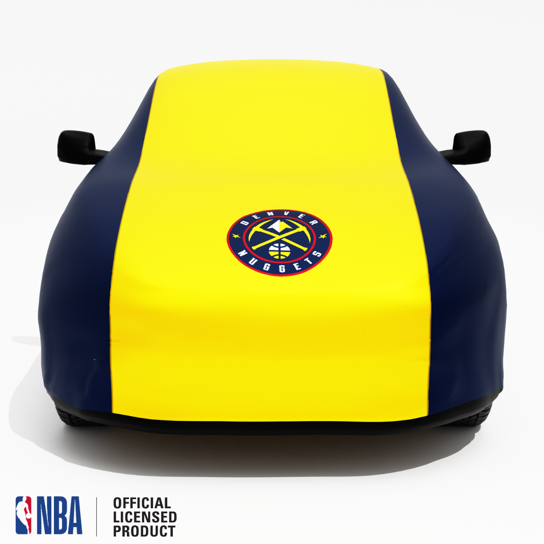 Officially Licensed Denver Nuggets 2 Tone Car Covers – Indoor & Outdoor | NBA Protection | HeroCovers