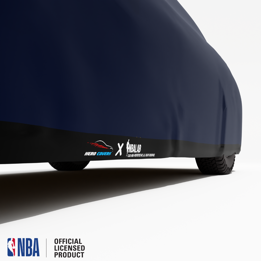 Officially Licensed Denver Nuggets 2 Tone Car Covers – Indoor & Outdoor | NBA Protection | HeroCovers