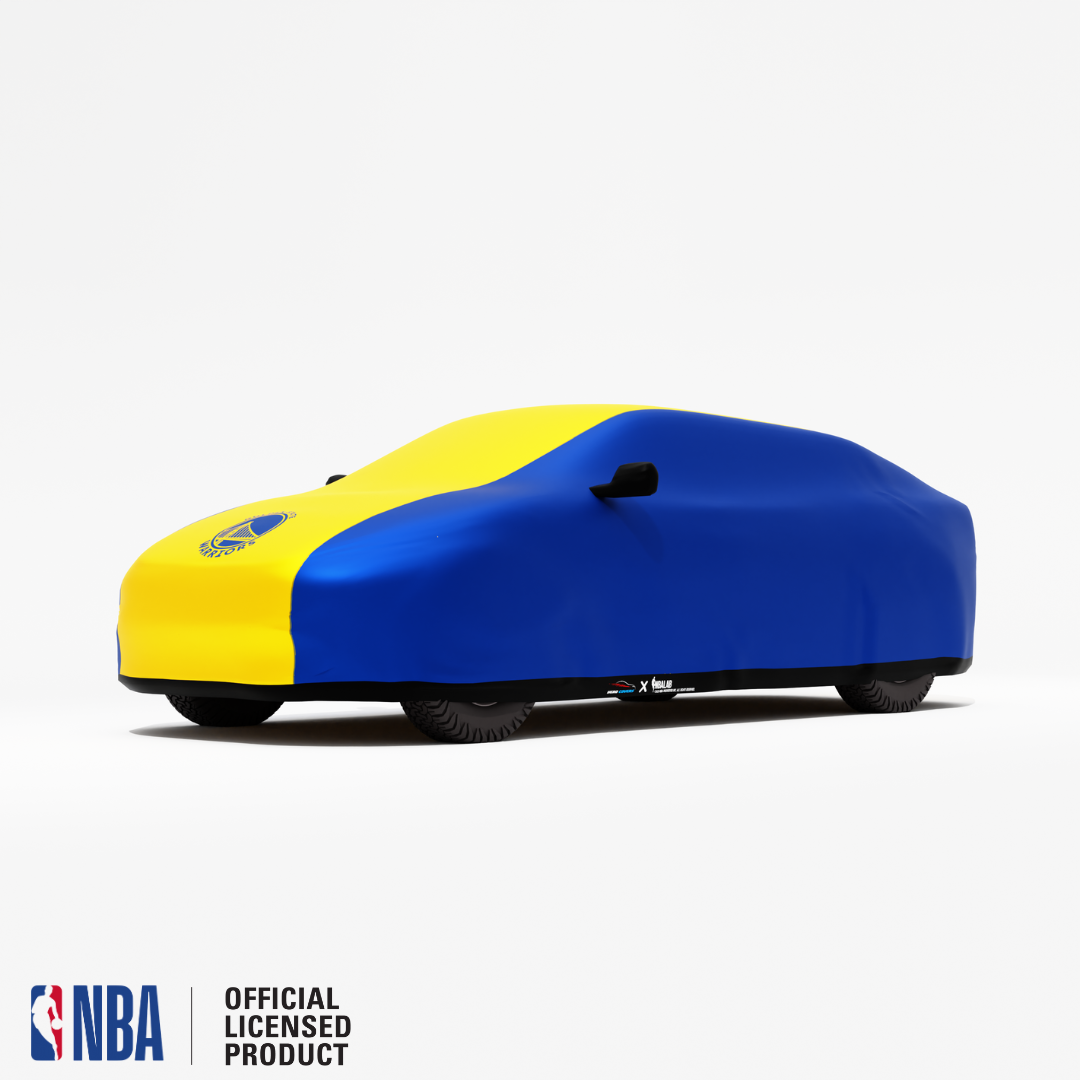 Officially Licensed Warriors 2 Tone Car Covers – Indoor & Outdoor | NBA Protection | HeroCovers