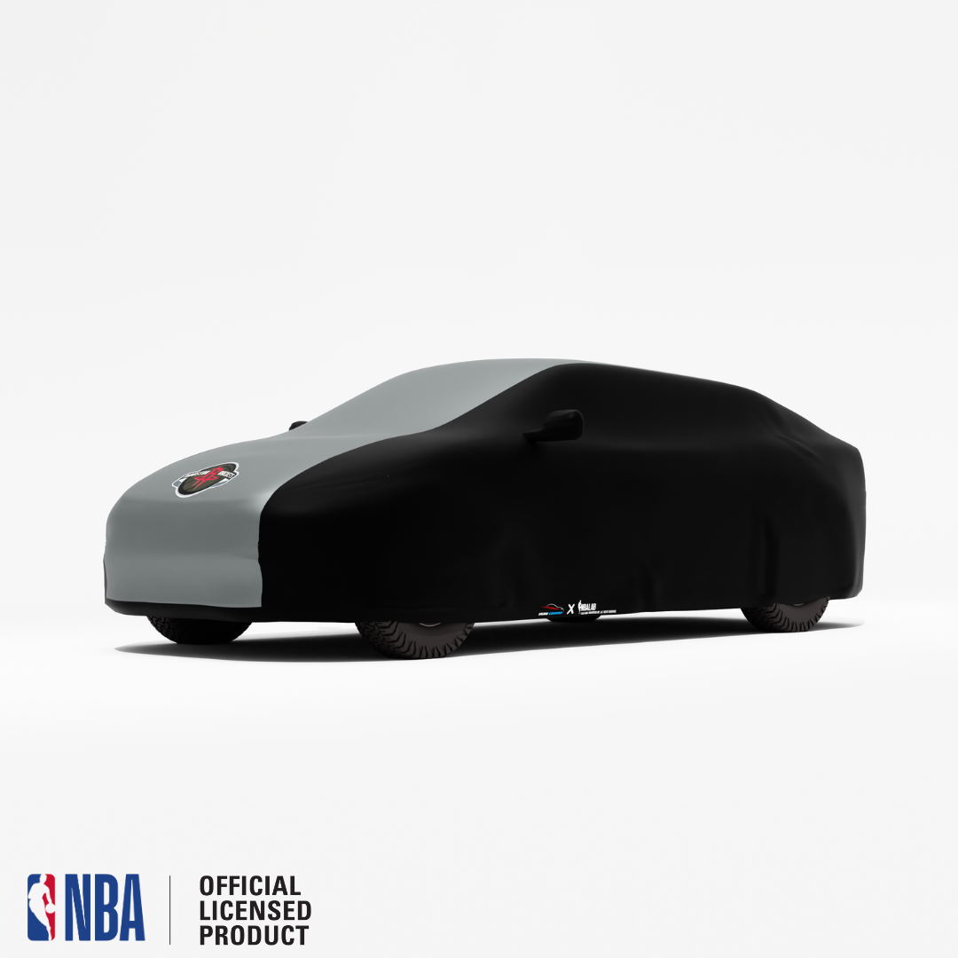 Officially Licensed Houston Rockets 2 Tone Car Covers – Indoor & Outdoor | NBA Protection | HeroCovers