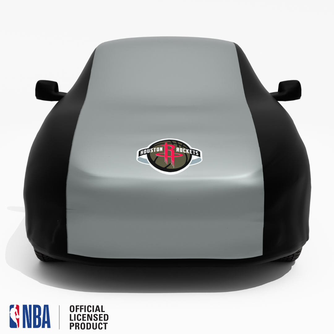 Officially Licensed Houston Rockets 2 Tone Car Covers – Indoor & Outdoor | NBA Protection | HeroCovers