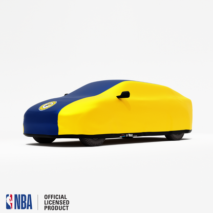 Officially Licensed Indiana Pacers 2 Tone Car Covers – Indoor & Outdoor | NBA Protection | HeroCovers