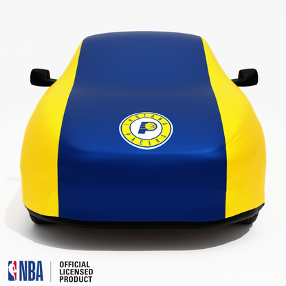 Officially Licensed Indiana Pacers 2 Tone Car Covers – Indoor & Outdoor | NBA Protection | HeroCovers