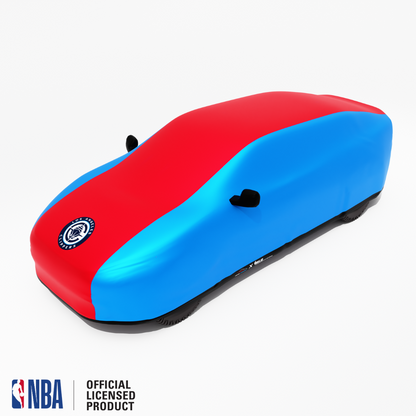 Officially Licensed Los Angeles Clippers 2 Tone Car Covers – Indoor & Outdoor | NBA Protection | HeroCovers