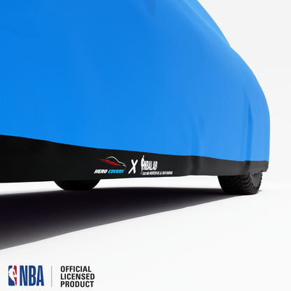 Officially Licensed Los Angeles Clippers 2 Tone Car Covers – Indoor & Outdoor | NBA Protection | HeroCovers