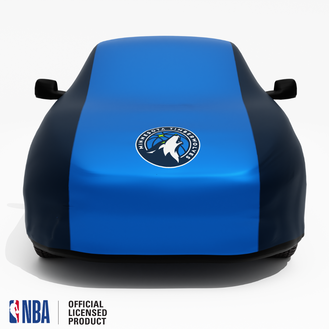 Officially Licensed Minnesota 2 Tone Car Covers – Indoor & Outdoor | NBA Protection | HeroCovers