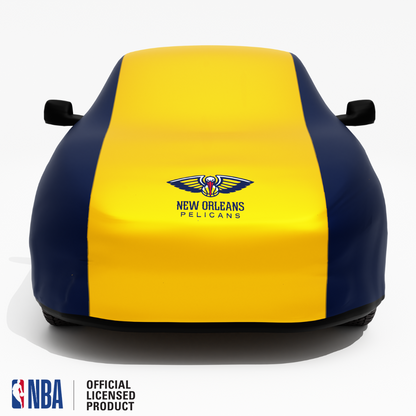 Officially Licensed New Orleans 2 Tone Car Covers – Indoor & Outdoor | NBA Protection | HeroCovers