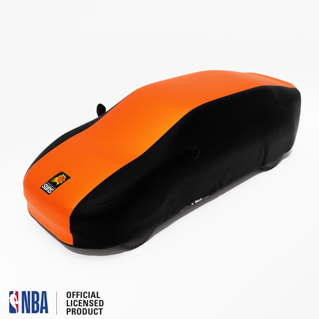 Officially Licensed Phoenix Suns 2 Tone Car Covers – Indoor & Outdoor | NBA Protection | HeroCovers