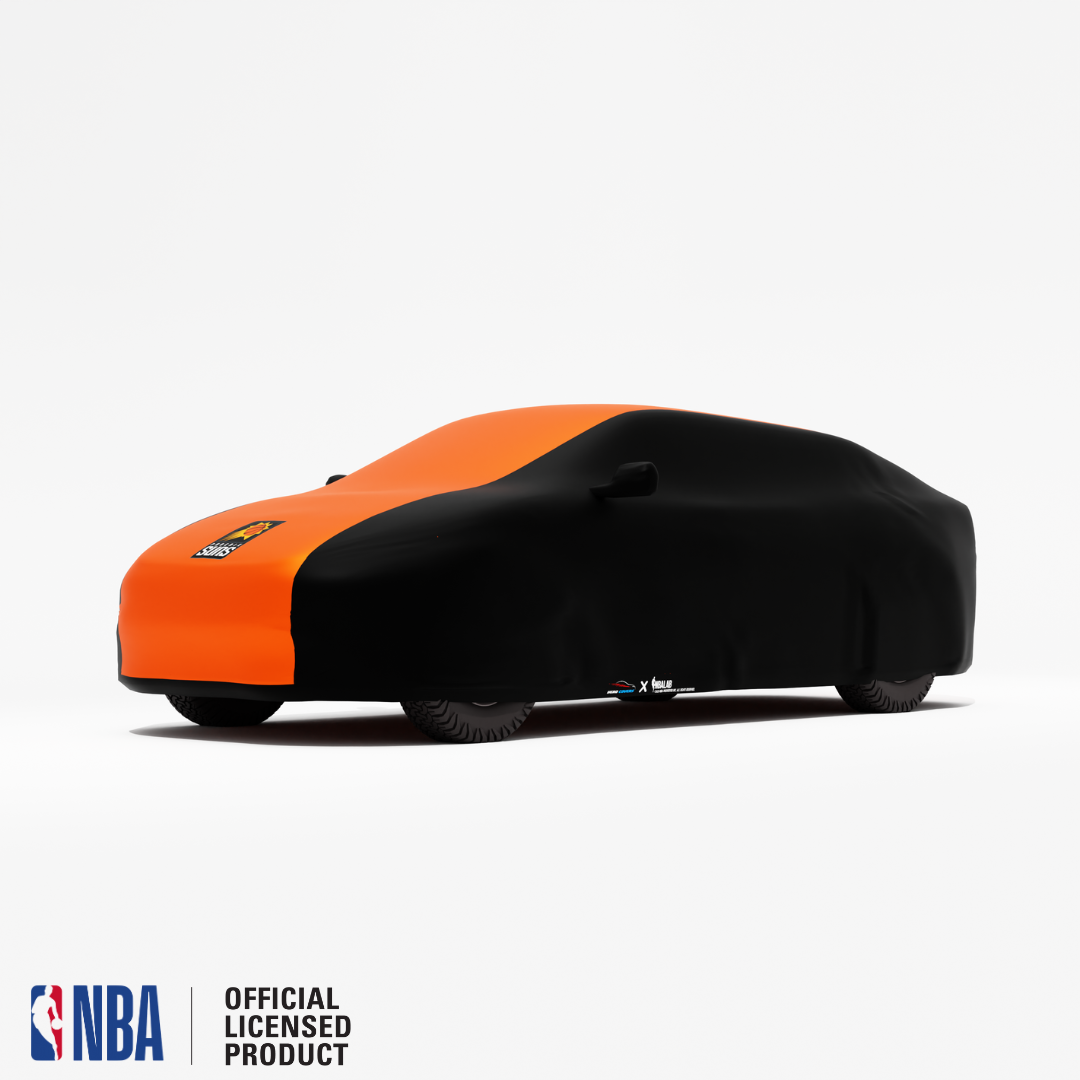 Officially Licensed Phoenix Suns 2 Tone Car Covers – Indoor & Outdoor | NBA Protection | HeroCovers