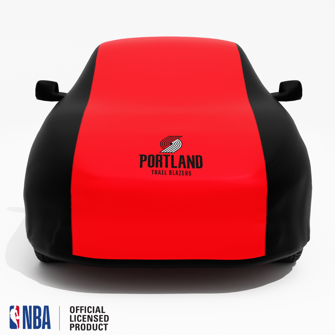 Officially Licensed Portland 2 Tone Car Covers – Indoor & Outdoor | NBA Protection | HeroCovers