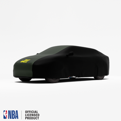 Officially Licensed Utah Jazz 2 Tone Car Covers – Indoor & Outdoor | NBA Protection | HeroCovers