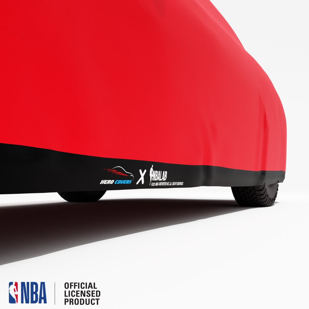 Officially Licensed Washington Wizards 2 Tone Car Covers – Indoor & Outdoor | NBA Protection | HeroCovers