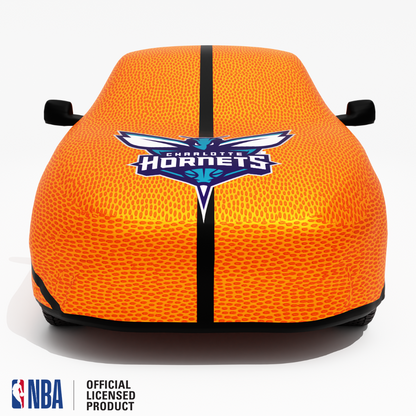 Officially Licensed Charlotte Hornets Life Size Basketball Car Covers – Indoor & Outdoor | NBA Protection | HeroCovers