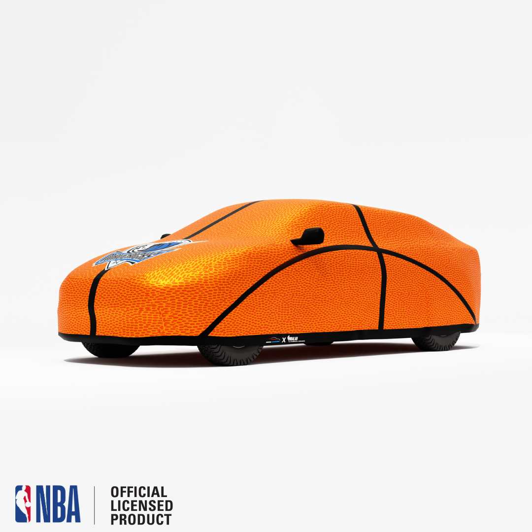 Officially Licensed Dallas Mavericks Life Size Basketball Car Covers – Indoor & Outdoor | NBA Protection | HeroCovers