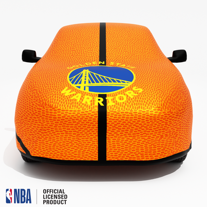 Officially Licensed Warriors Life Size Basketball Car Covers – Indoor & Outdoor | NBA Protection | HeroCovers