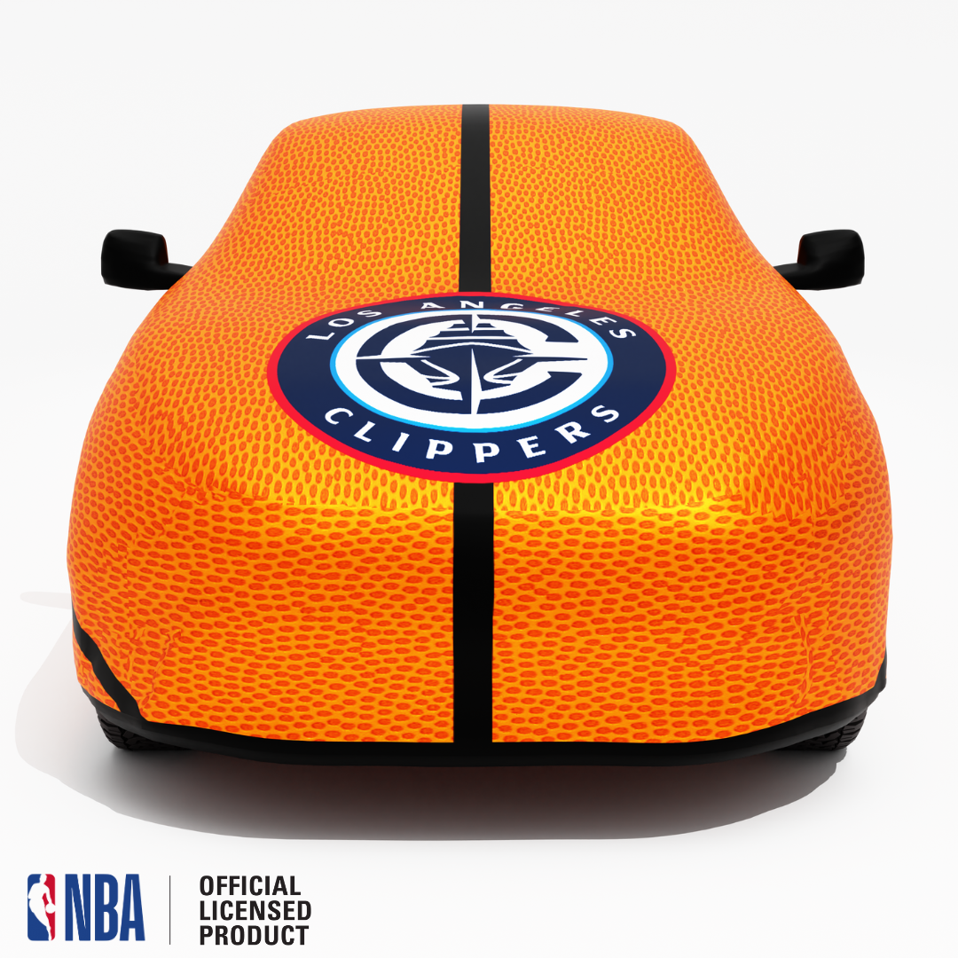 Officially Licensed Clippers Life Size Basketball Car Covers – Indoor & Outdoor | NBA Protection | HeroCovers