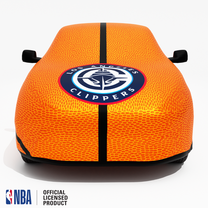 Officially Licensed Clippers Life Size Basketball Car Covers – Indoor & Outdoor | NBA Protection | HeroCovers