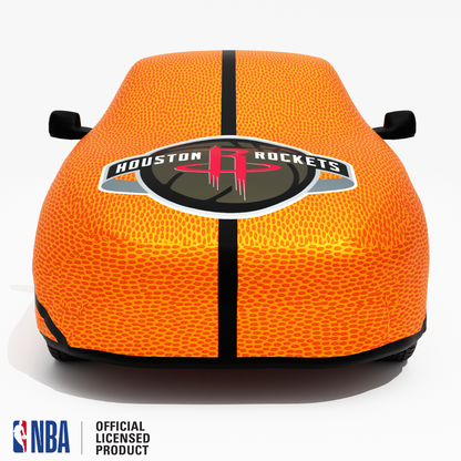 Officially Licensed Houstons Rockets Life Size Basketball Car Covers – Indoor & Outdoor | NBA Protection | HeroCovers