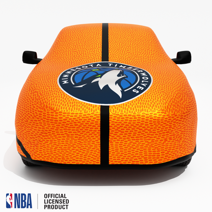 Officially Licensed Minnesota Timberwolves Life Size Basketball Car Covers – Indoor & Outdoor | NBA Protection | HeroCovers