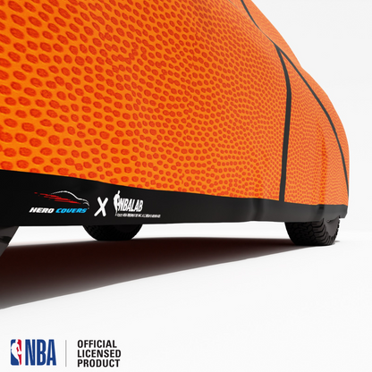 Officially Licensed New Orleans Life Size Basketball Car Covers – Indoor & Outdoor | NBA Protection | HeroCovers