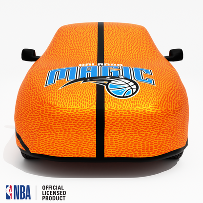 Officially Licensed Orlando Magic Life Size Basketball Car Covers – Indoor & Outdoor | NBA Protection | HeroCovers