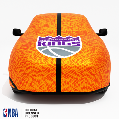 Officially Licensed Sacramento Life Size Basketball Car Covers – Indoor & Outdoor | NBA Protection | HeroCovers