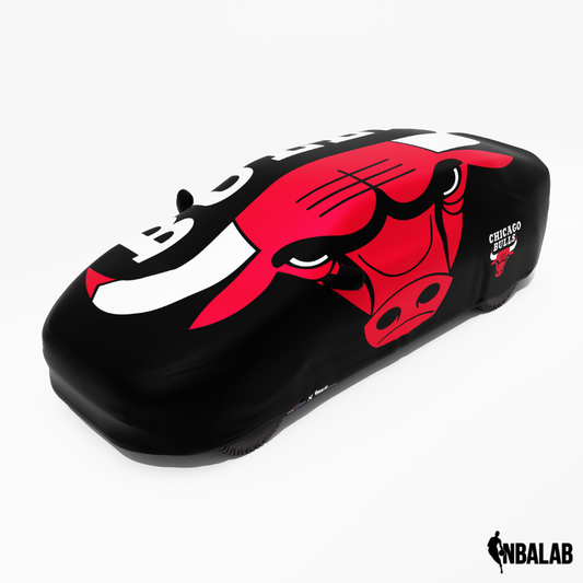 Officially Licensed Chicago Bulls Cover Stretch Logo – Indoor & Outdoor | NBA Protection | HeroCovers