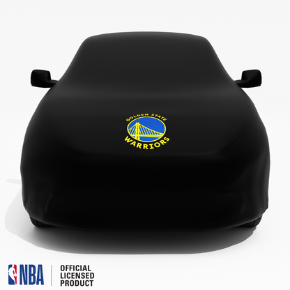 Officially Licensed Warriors Black Car Covers – Indoor & Outdoor | NBA Protection | HeroCovers