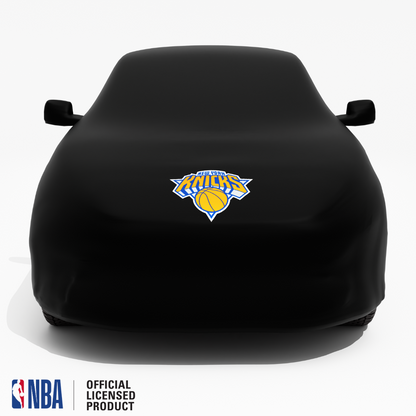 Officially Licensed New York Knicks Black Car Covers – Indoor & Outdoor | NBA Protection | HeroCovers