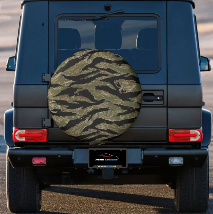 Durable Spare Tire Protection for Trucks, G Wagons, and Jeeps