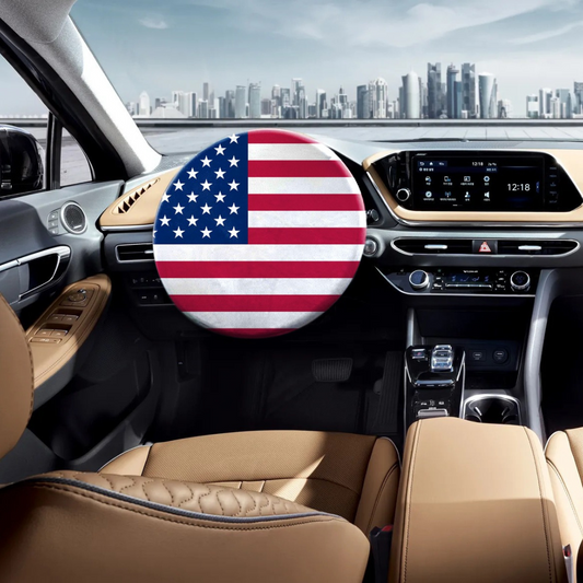 American Flag Steering Wheel Cover