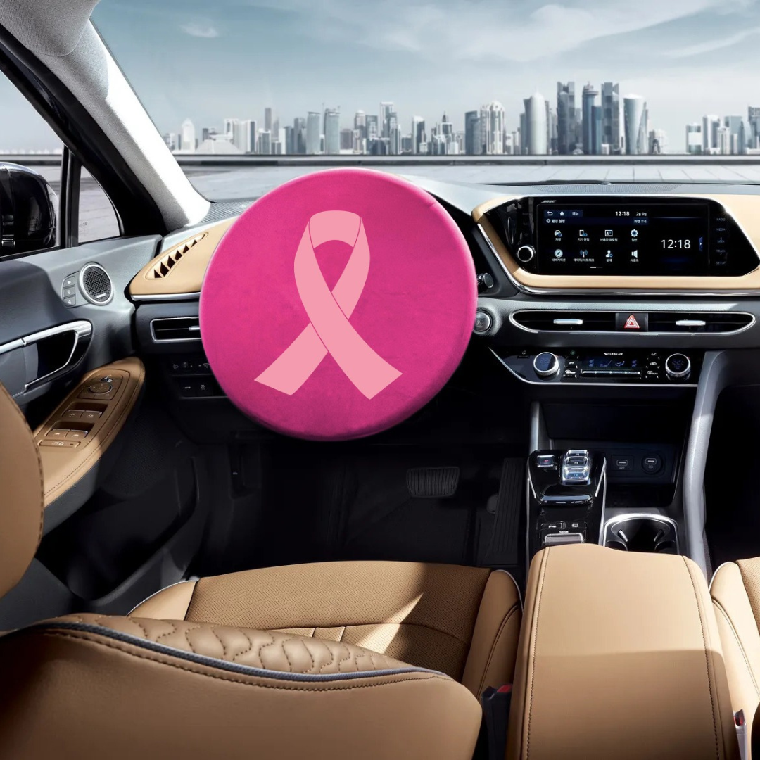 Breast Cancer Awareness Steering Wheel Cover