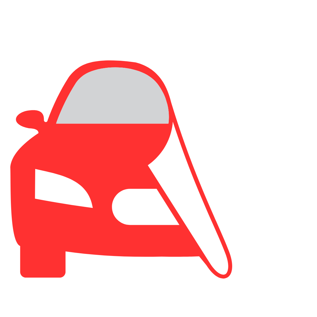 red and white car logo